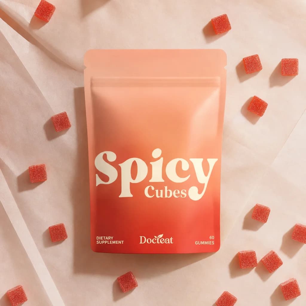 Spicy Cube Gummies for Soothing Emotions 2