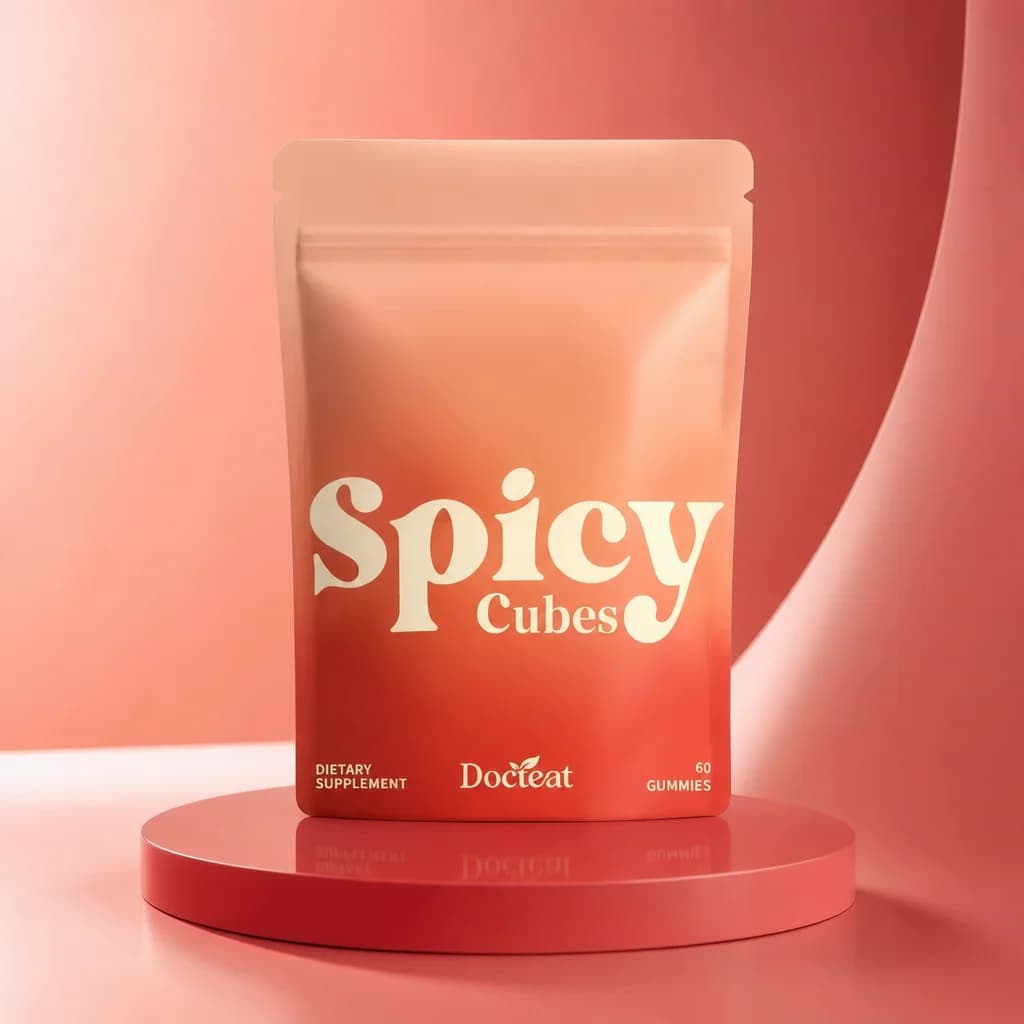 Spicy Cube Gummies for Soothing Emotions 4